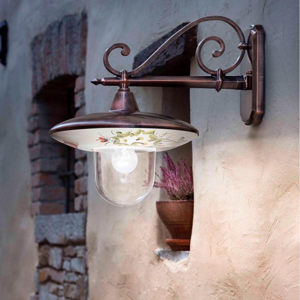 rucne malovana vonkajsia mediteran nastenna lampa vzorovana bronz dom provence provensalsky styl ferroluce obyvacka kuchyna vonkajsie vodotesne farsky dom chata renovacia balaton vidiecky.jpg